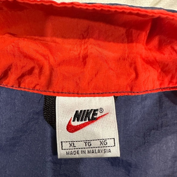 Vintage NIKE Blue Mens Jacket XL RN# 56323 CA# 05553 Windbreaker Full Zip - Picture 7 of 16